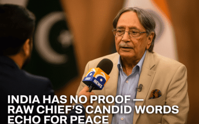 India Has No Proof of Pahalgam Incident, Admits Former RAW Chief Amarjeet Singh