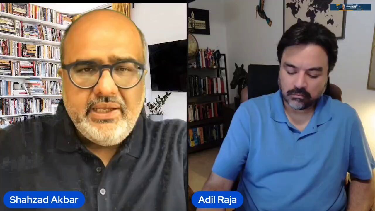 Shehzad akbar and adil raja on stream
