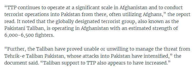 Afghan Taliban and FAK: Two Sides of the Same Coin? UN: Afghan Taliban increase support for anti-Pakistan TTP terrorists