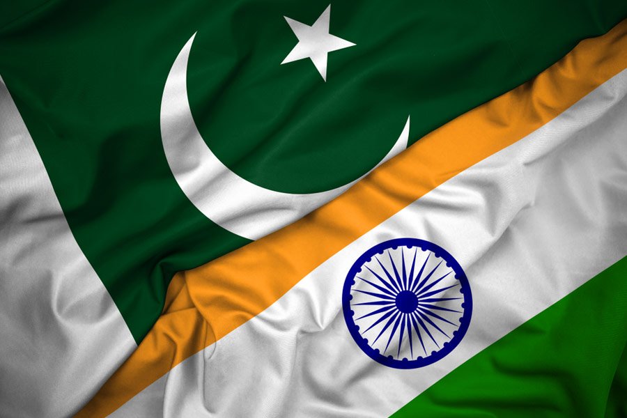 Pakistan-India Flags