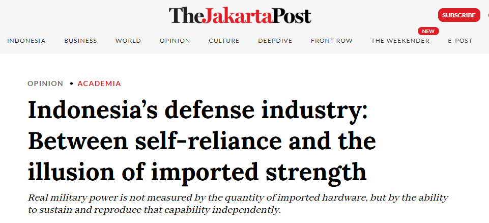 From Defence to Diplomacy: Pakistan & Indonesia Enhance Bilateral Ties News Article | Indonesian Defense Self Reliance and Imports