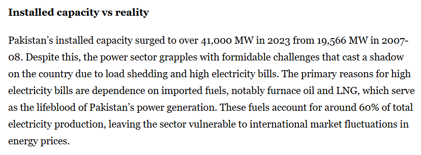 Pakistan’s Power Sector: Are We Finally Going Towards the Solution? A chronicle of mismanagement and financial woes