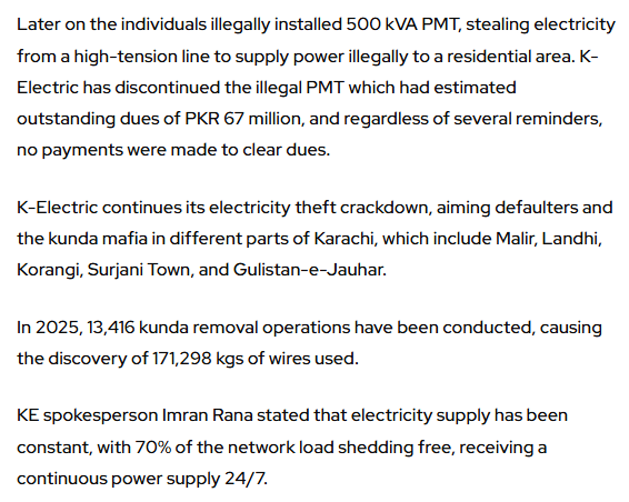 The Economic Roots of Rising Crime: Desperation, Inflation, and Livelihoods News Article | KE removes PMT in electricity theft drive