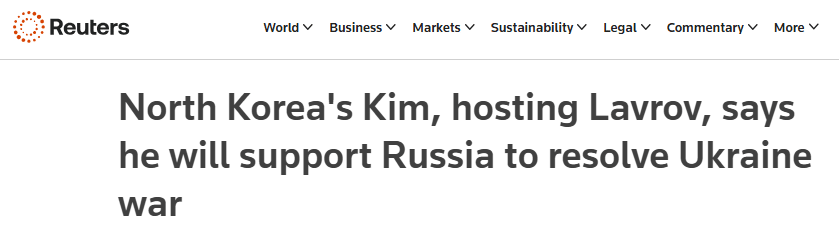 North Korea Pledges Support to Russia in Ukraine War: Implications and Global Reactions News Article Kim woes to support Putin and Russia