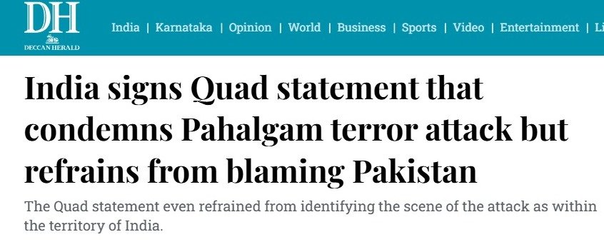 QUAD’s Strategic Nuance: No Endorsement of Indian Propaganda WhatsApp Image 2025 07 04 at 2.35.48 PM