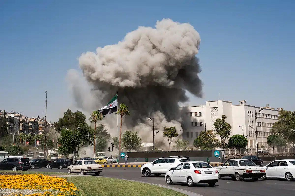 Israel and Syria Agree to Ceasefire Amid Druze–Bedouin Clashes Syrian Governmental Infrastructure being Targeted in Israeli Airstrikes.