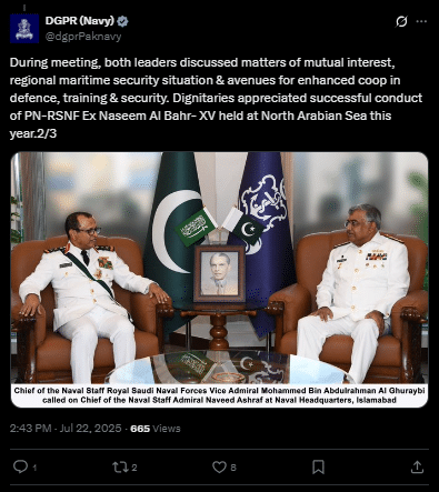 The Impact of Regional Conflicts on Pakistan's Defense Posture Discussion of navy leaders