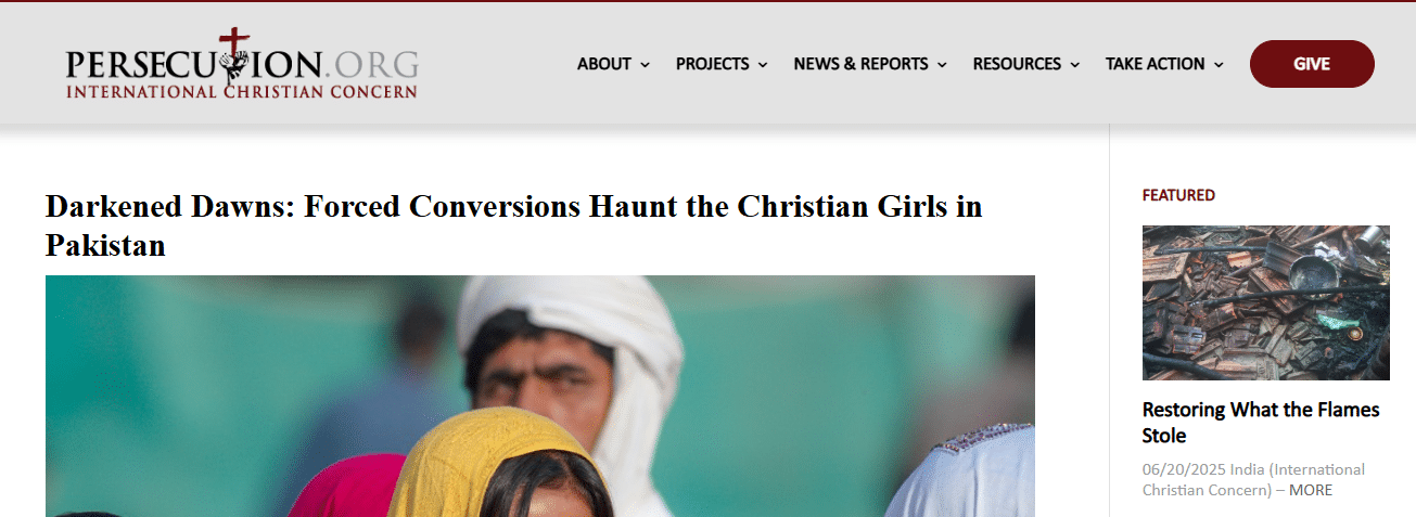 Abductions and Forced Conversions: The Plight of Minority Girls in Sindh and Punjab forced conversions haunt the christian girls