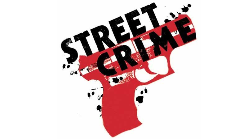 Pistol with the inscription ‘Street Crime’