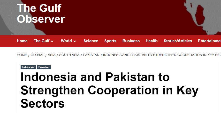 From Defence to Diplomacy: Pakistan & Indonesia Enhance Bilateral Ties News Article | Pakistan-Indonesia vow to deepen bilateral economic ties
