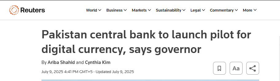 Cryptocurrency Regulation: Navigating the Future of Digital Assets Pakistan Central Bank to Launch pilot for digital currency