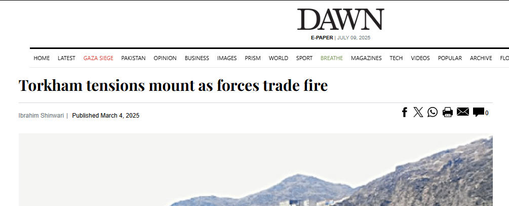 How FAK Threatens Pakistan and Regional Security torkham-tensions-mount-as-forces