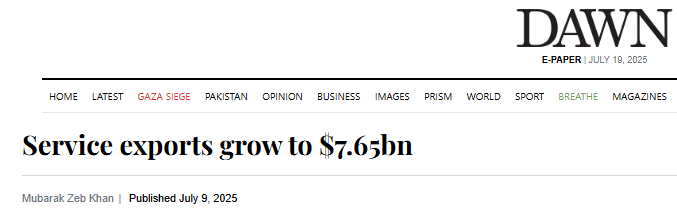 Digital Economy and IT Exports: The New Frontier for Pakistan's Trade Balance News Article | IT Service Exports Grow