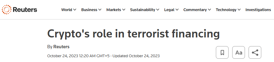 The Financial Frontline: Pakistan's Ongoing War against Terror-Financing News Article | Cryptocurrencies used for Terror-financing