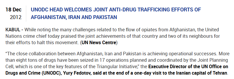 Organized Crime’s Expanding Reach: Drugs and Human Trafficking Networks Anti-Drug Trafficking Trilateral Efforts (Pakistan-Iran-Afghanistan)