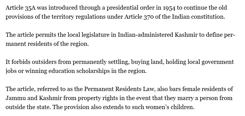 From Autonomy to Central Control | Revocation of Article 370, and 35A Article 35A