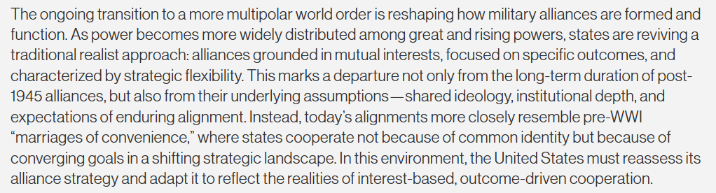 The “Post‑Engagement” Era: Erosion of Liberal Internationalism and Rise of Transactional Diplomacy Changing Alliances