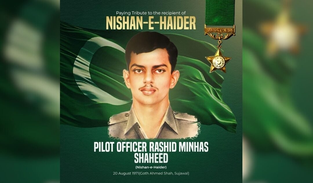 TODAYSTANCE Armed Forces Pay Glowing Tribute on 54th Shahadat Anniversary of Pilot Officer Rashid Minhas (NH)