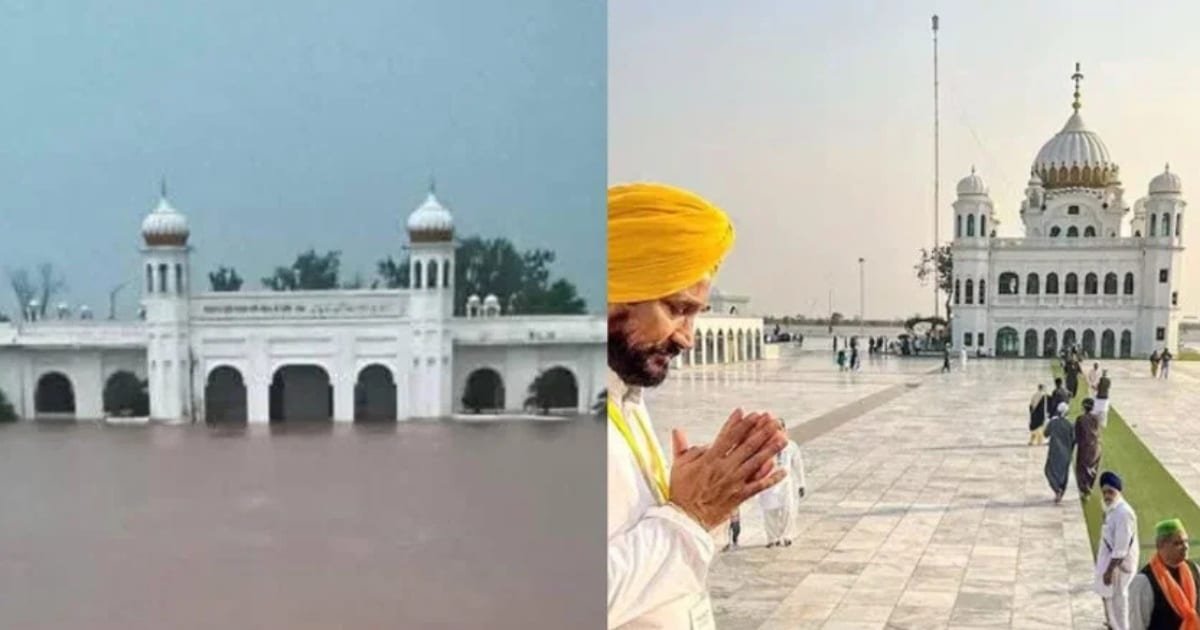 Floodwaters Inundate Gurdwara Darbar Sahib at Kartarpur; Restoration Efforts to Begin as Water Recedes Floodwaters Inundate Gurdwara Darbar Sahib at Kartarpur; Restoration Efforts to Begin as Water Recedes