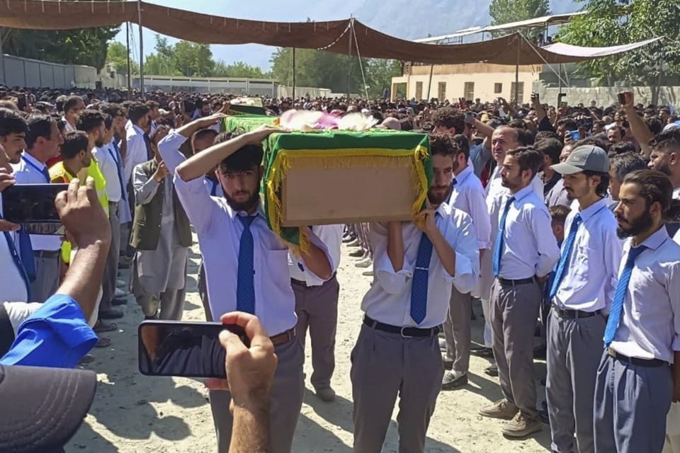 The Danyore Disaster: A Community’s Sacrifice and Unanswered Questions GB, Funeral of the Mudslide Victims