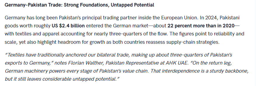 Global Supply Chains: Pakistan’s Integration and Resilience Germany Pak Ties