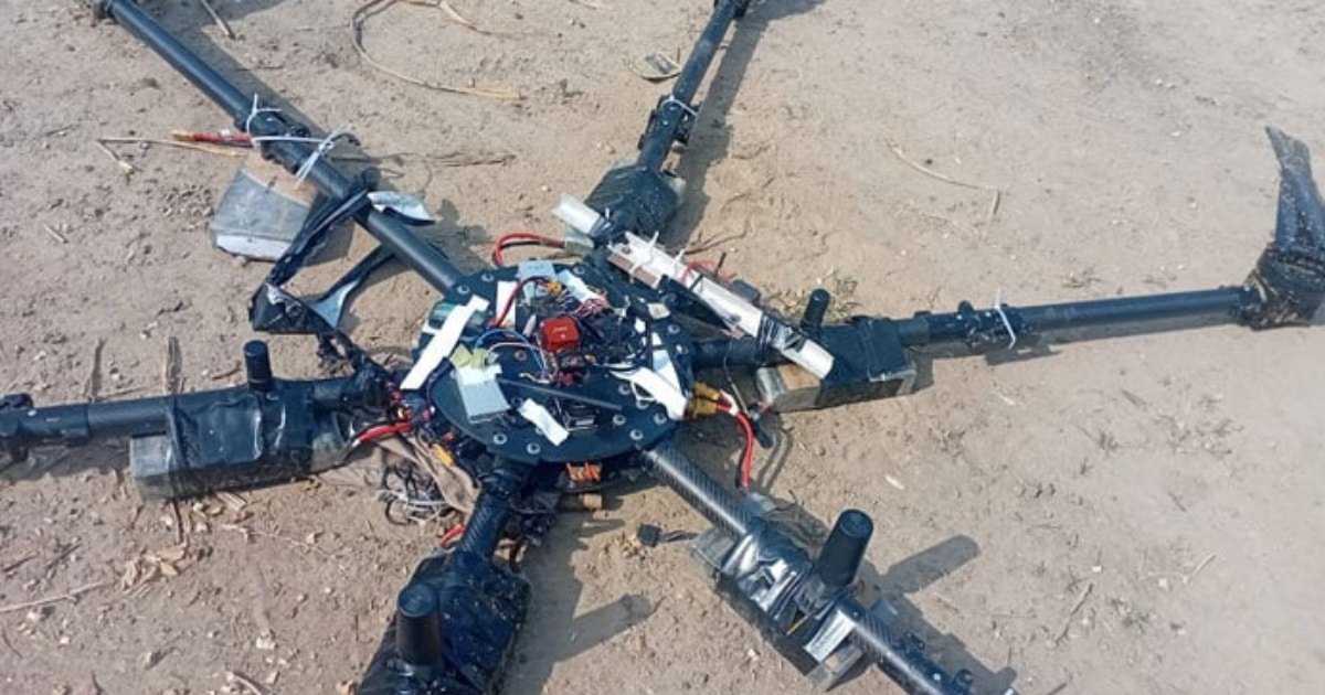 Indian Surveillance Drone Shot Down (2) Indian Surveillance Drone Shot Down