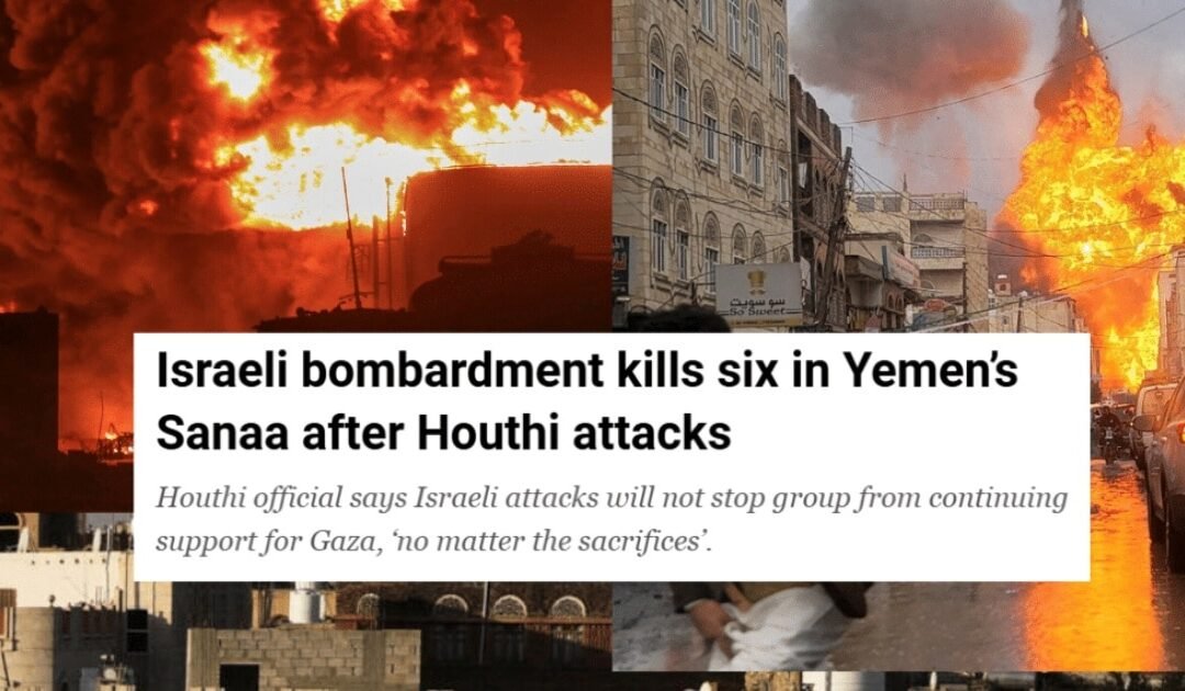 Israeli Airstrikes on Yemen’s Capital Sanaa Kill Six, Wound 86 Amid Intensifying Regional Escalation