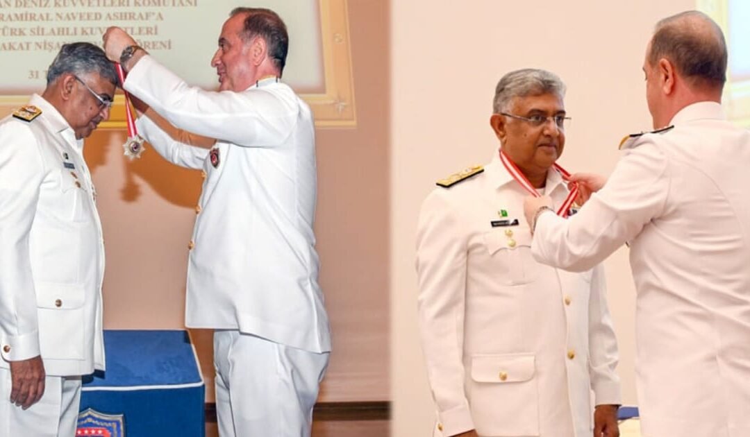 TODAYSTANCE Pakistan Naval Chief Awarded Turkiye’s Legion of Merit During Official Visit