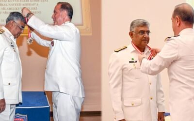 Pakistan Naval Chief Awarded Turkiye’s Legion of Merit During Official Visit