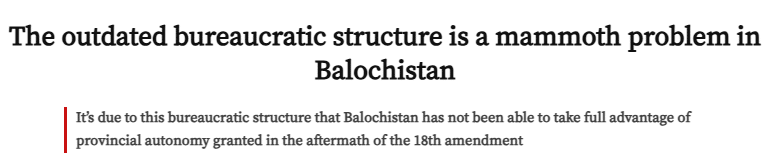Governance Challenges in Pakistan: Bureaucratic Hurdles and Accountability Deficits Outdated Bureaucratic Structure