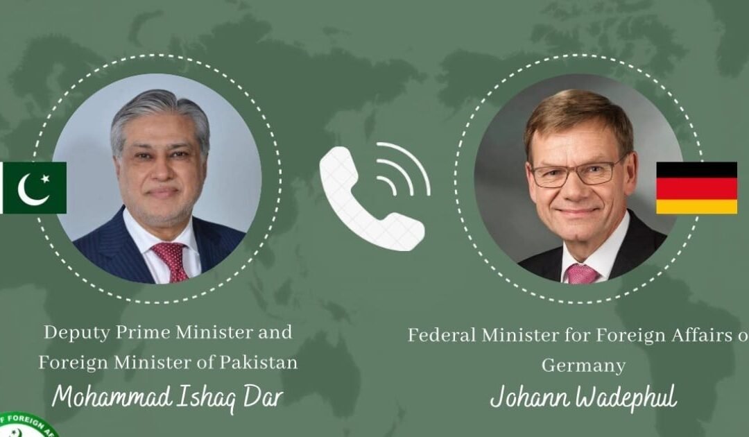 Pakistan-Germany Foreign Ministers Discuss Bilateral, and Regional Ties