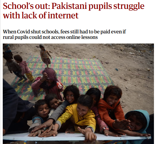 The Digital Divide: Bridging the Gap Between Urban and Rural Pakistan in Access to Technology Pupils out of Schools