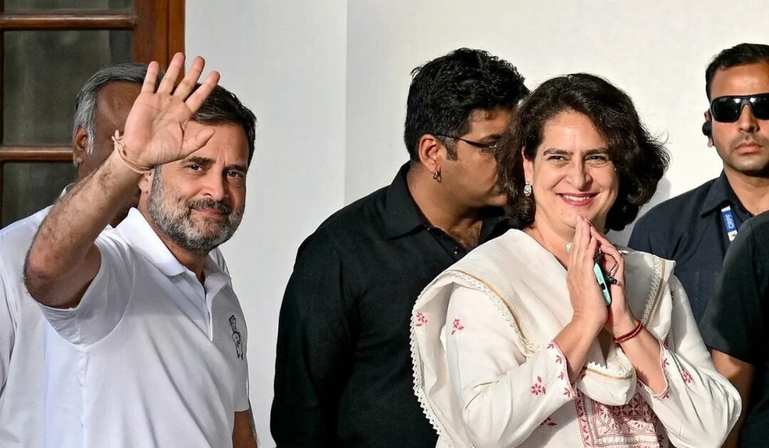 Senior Opposition Leaders Rahul and Priyanka Gandhi Arrested Amid Mass Protest Against Election Commission