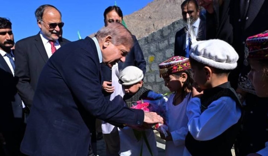 Prime Minister Shehbaz Sharif Visits Gilgit-Baltistan to Oversee Flood Relief and Rehabilitation Efforts