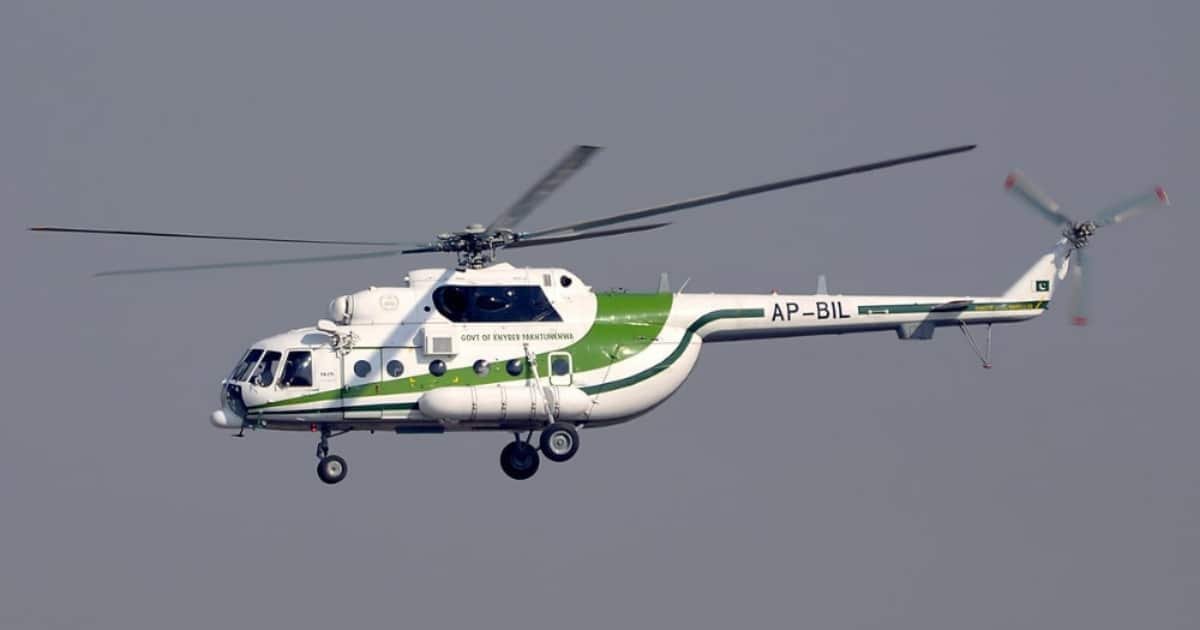 Relief Helicopter Crashes in Khyber Pakhtunkhwa (2) helicopter