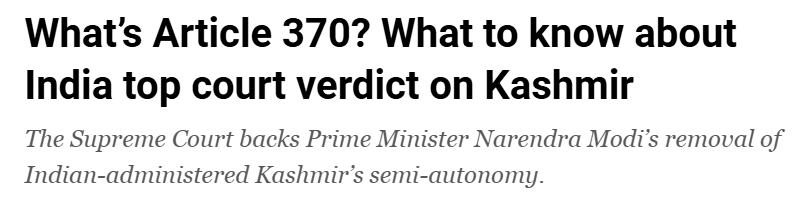 Youm-e-Istehsal: How PTI's Passivity Enabled India's Kashmir Land Grab News Article | What’s Article 370? What to know about India top court verdict on KashmirWhat’s Article 370? What to know about India top court verdict on Kashmir