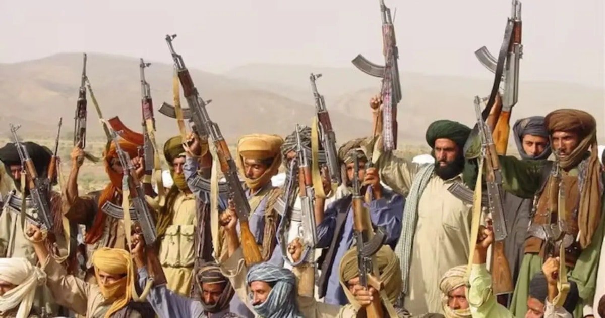 Militants with rifles Militants with rifles