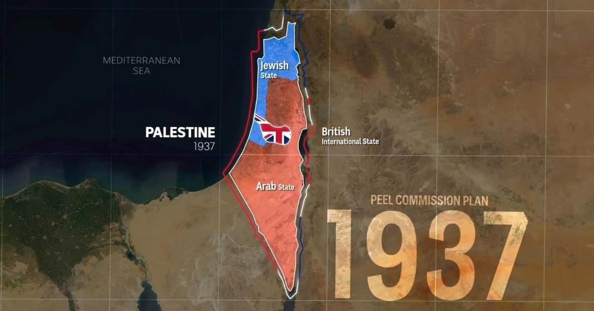 Two State Solution, Map Two State Solution, Map