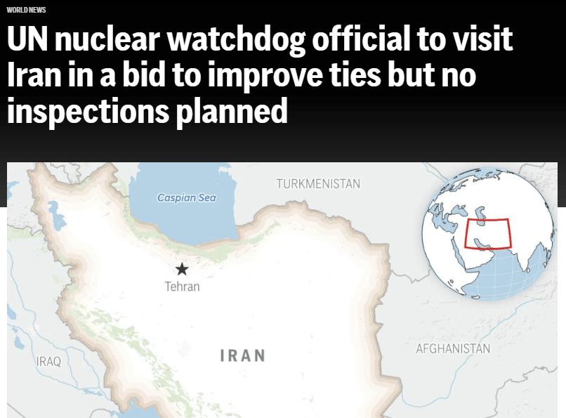 Iran’s Calculated Defiance: No Inspections Ahead of IAEA Visit UN nuclear watchdog official to visit Iran in a bid to improve ties but no inspections planned