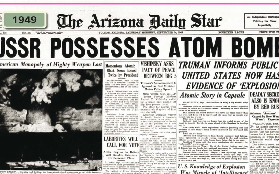 Joe-1, and the Dawn of the Soviet Nuclear Arsenal