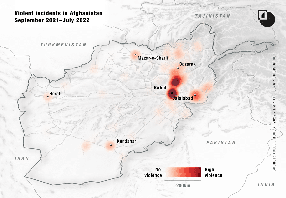 The Khawarij's Internal Wars: Exposing the FAK's Brutal Suppression of Dissent, and Factional Infighting Mapped Representation of Violent Incidents in Afghanistan