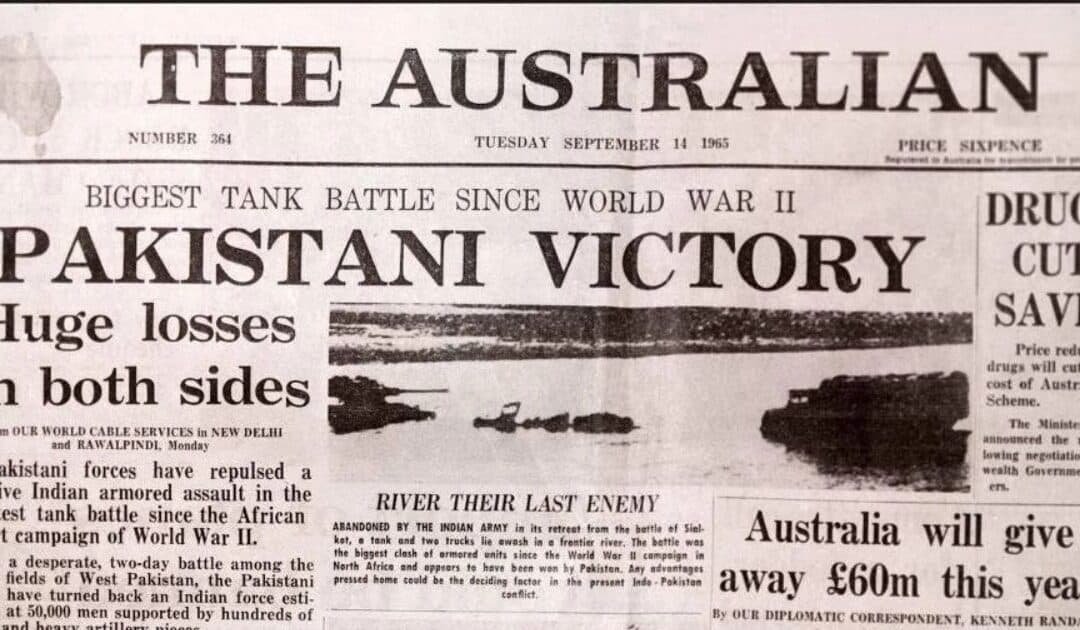 TODAYSTANCE A Study in Valor: Examining the Key Events, and Heroics of the 1965 Pakistan-India War
