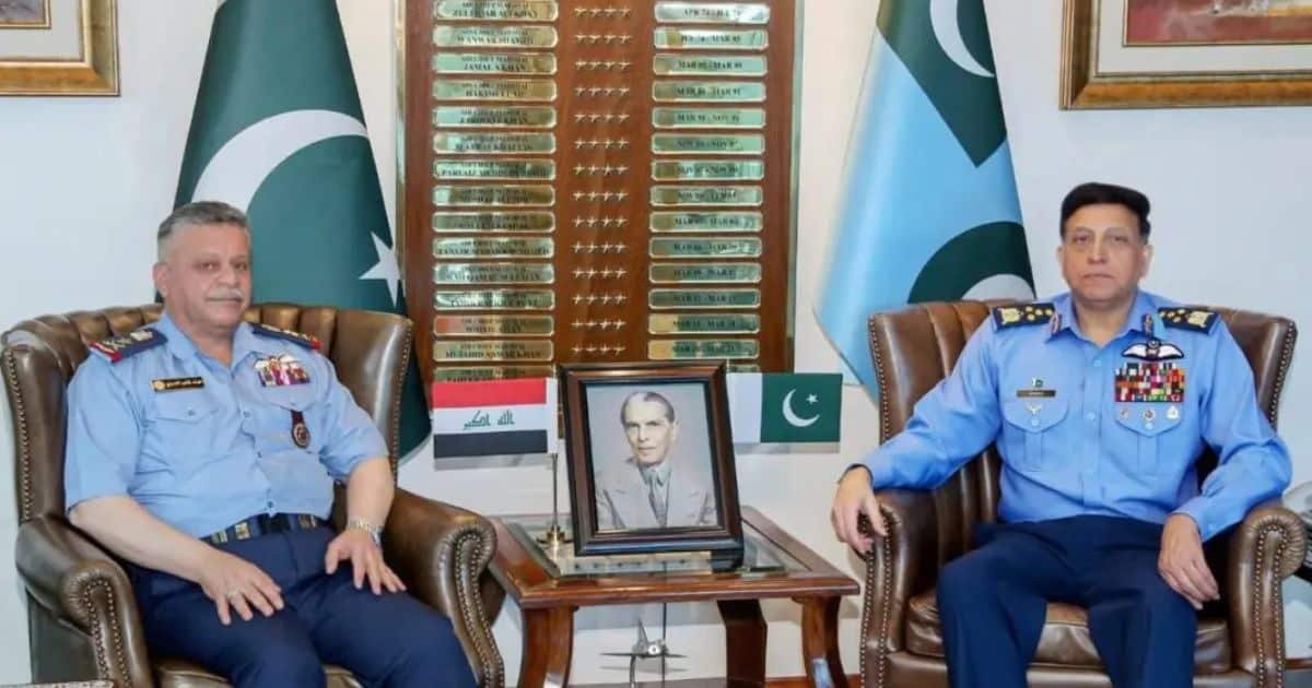 Iraqi Air Force Commander Visits Pakistan, Meets Chief of Air Staff PAF, Reinforcing Military, and Training Ties Iraqi Air Force Commander Visits Pakistan, Meets Chief of Air Staff PAF, Reinforcing Military, and Training Ties