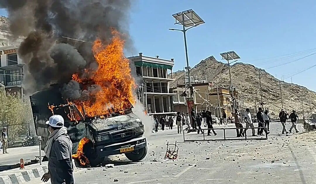 Ladakh Unrest: Protests Escalate with Violence, Leading to Fatalities and Injuries