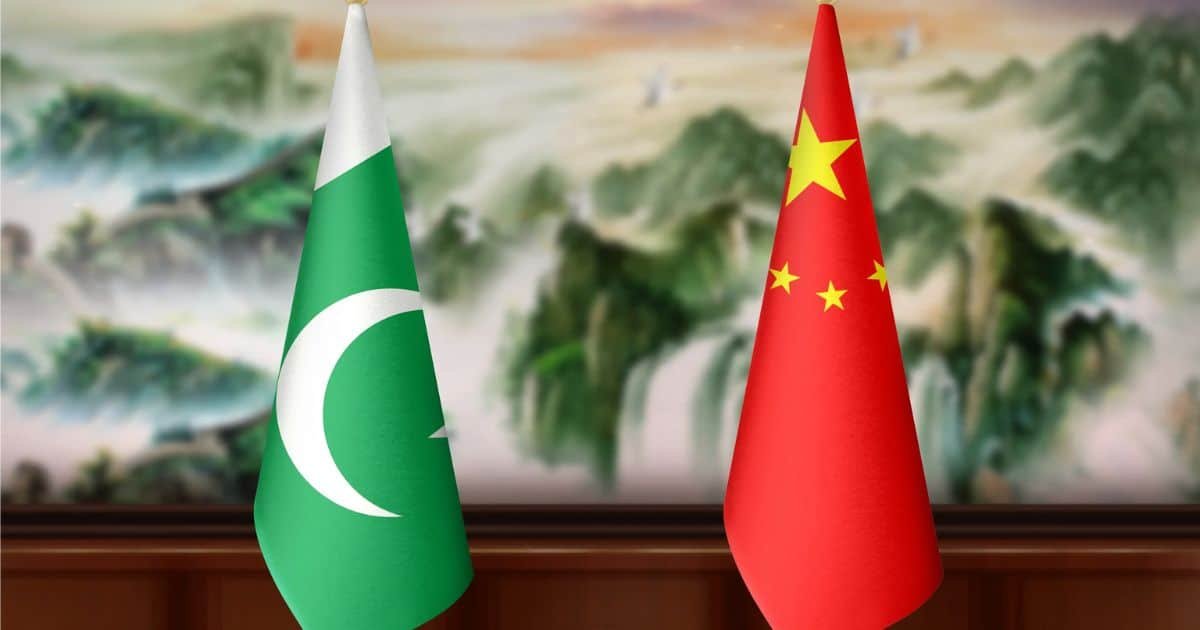Pakistan & China Flags Pakistan & China Flags