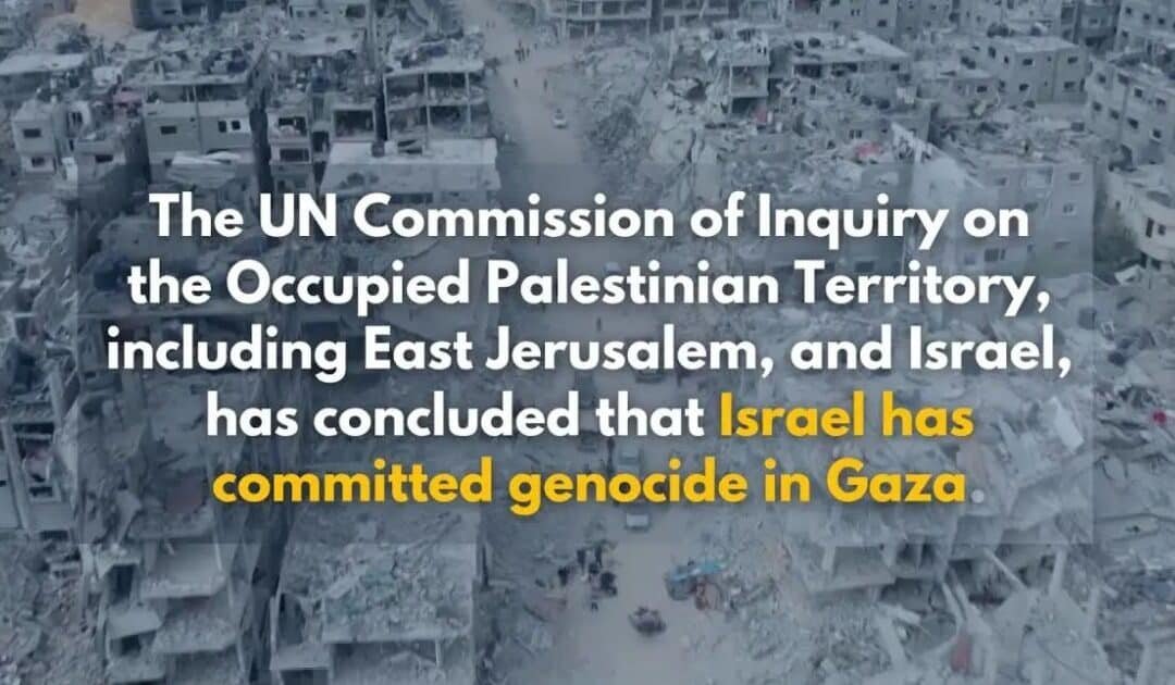 UN Commission Concludes Israel is Committing Genocide in Gaza