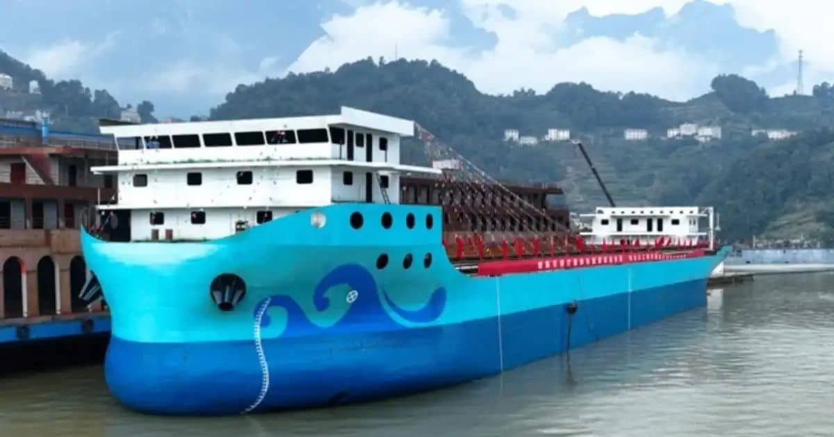 China Unveils World’s Largest Electric Cargo Ship, the “Gezoba” China Unveils World’s Largest Electric Cargo Ship, the “Gezoba”