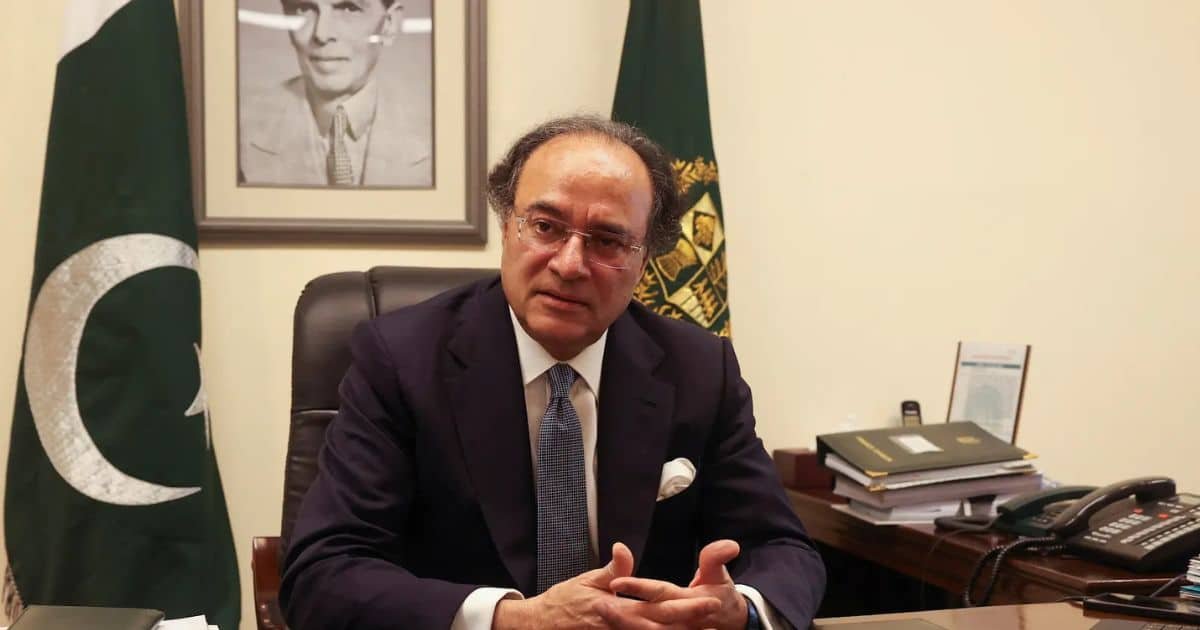 Finance Minister Muhammad Aurangzeb Calls on Pakistani Business Leaders to Further Cement Pak-US Economic Ties Finance Minister Muhammad Aurangzeb Calls on Pakistani Business Leaders to Further Cement Pak-US Economic Ties