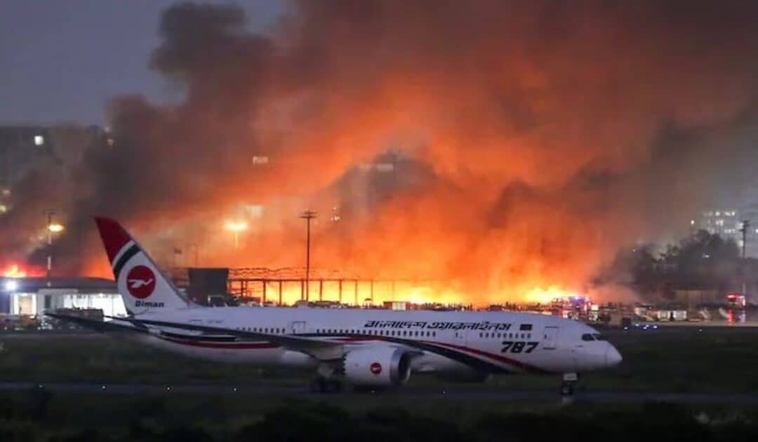 Fire at Dhaka Airport Cargo Complex Disrupts Bangladesh’s Garment Exports