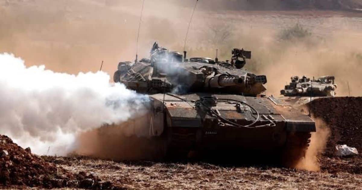 Israeli Tanks Open Fire Along Gaza Coastal Road Hours Before Expected Ceasefire Israeli Tanks Open Fire Along Gaza Coastal Road Hours Before Expected Ceasefire